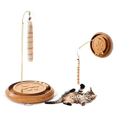LOLLIMEOW Cat Ball Track Toy - Interactive Spinning Balls for Active Play &  Mental/Physical Exercise. Includes Hanging Teaser in Animal Tail Shape for  Endless Fun with Your Kitten - Yahoo Shopping