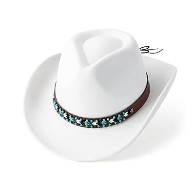 Fluffy Sense Straw Cattleman Crease Western Hats for Cowboys and Cowgi