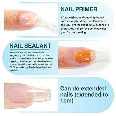 GAOY Rhinestone Glue for Nails 15ml UV Nail Gem Glue Gel with 2