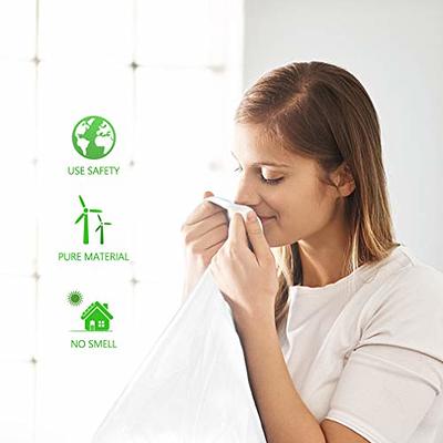 1.6 Gallon 220 Counts Strong Trash Bags Garbage Bags, Bathroom Trash Can  Bin Liners, Small Plastic Bags for home office kitchen, Clear