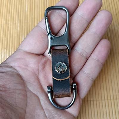 Idakekiy Key Chain, Leather Car KeyChain Universal Key Fob