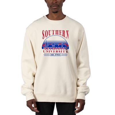 Men's Uscape Apparel Cream Wyoming Cowboys Premium Heavyweight Pullover Sweatshirt Size: Small