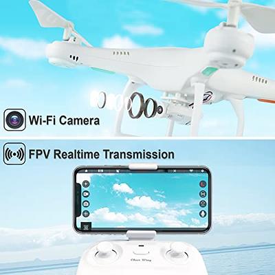 2023 FPV Drone with 4K Dual HD Cameras Upgraded Version RC Quadcopter for  Adults and Kids, Beginner WiFi RC Drone Live Video, HD RC Plane, Orbital