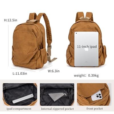 Front Pocket Small Canvas Backpack