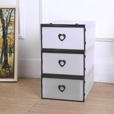 Rebrilliant 8 Pair Stackable Shoe Storage Box