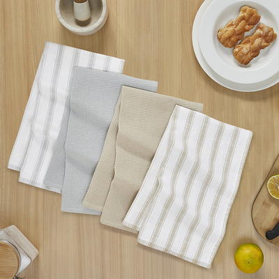 Sticky Toffee Cotton Waffle Weave Kitchen Dish Towels, 3 Pack Kitchen Towels,  28