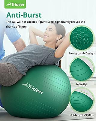 Trideer Exercise Ball for Physical Therapy Swiss Ball Physio Ball