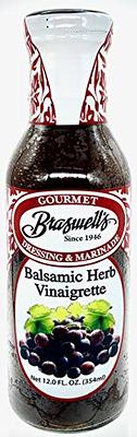  Braswell Carafe Dressing, Balsamic Herb, All Natural