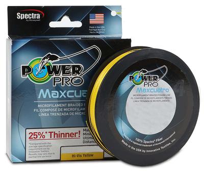 PowerPro Braided Spectra Fiber Fishing Line Hi-Vis Yellow 30LB 100 Yds