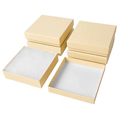 batifine Cardboard Jewelry Gift Boxes, 40 Pack 3.5x3.5x1 Inch, Bulk Cotton  Filled Small Jewelry Boxes with Lids for Necklace Ring Bracelet Earring  Display Box (Brown) - Yahoo Shopping