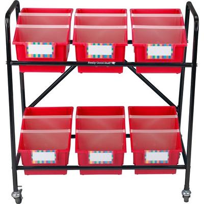 47 Bin Tool Organizer ? Wall Mountable Container With Removable Drawers For  Garage Organization And Storage By Stalwart (red/blue) : Target