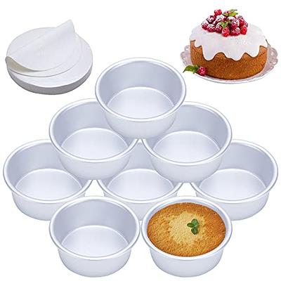 Baking Pans, Pizza Trays Round, Muffin Pan, Non-stick Loose Bottom Cake  Mold Quiche Pan, Muffin Mould Diy Cake Pan, Stainless Steel & Non-stick  Coating, For Home Roasting Serving Cooking, Non Toxic 