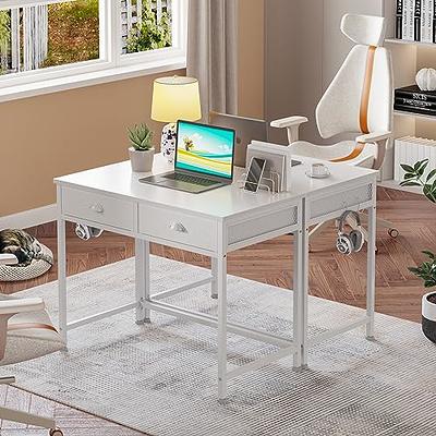 Small Computer Desk in Gray