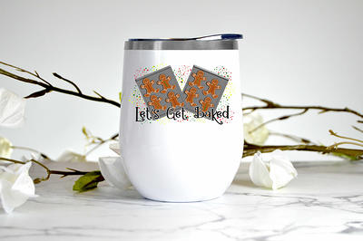 12 Oz. Wine Tumbler With Lid Personalized