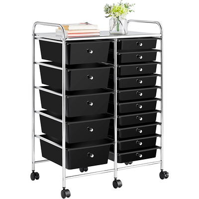 Vaultz Locking XL Storage Chest with Wheels - Black - Vaultz - VZ00355