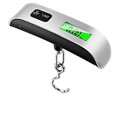 Luggage Scale, 50kg/110lb Portable Mini Suitcase Scale Household Digital  Display Scale Applied Aircraft Luggage Outdoor Scale Weighing Balance