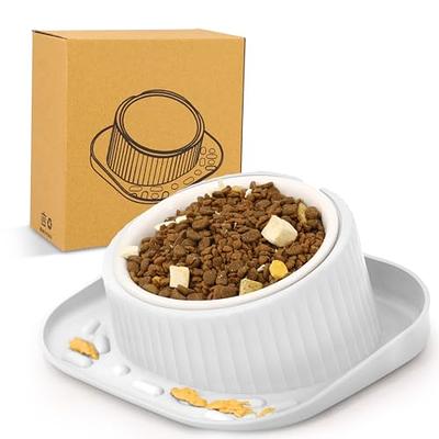 Pets Water and Food Bowl Set Cats Dogs Double Pet Bowls Design – leyomiao