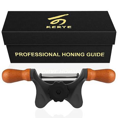 Honing Guide and Angle Tool Set - Chisel Sharpening Jig & Knife