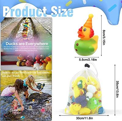 50 Pack Rubber Duck Pack Bath Toy Assortment Bulk Floater Duck for Kids  Birthday Gifts Baby