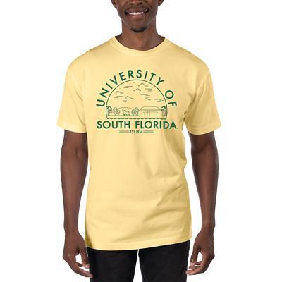 Men's Uscape Apparel Yellow Wyoming Cowboys Garment Dyed T-Shirt