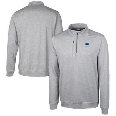 Louisville Cardinals Cutter & Buck Alumni Logo Advantage Tri-Blend Pique  Long Sleeve DryTec Polo - Gray