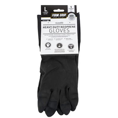 FIRM GRIP General Purpose Medium Glove, Gray/Yellow