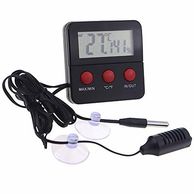 Zoo Med Creatures Dual Thermometer & Humidity Gauge Glow in the Dark