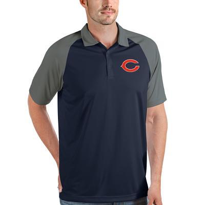 Chicago Cubs Antigua Patriotic Nova Polo - White/Steel