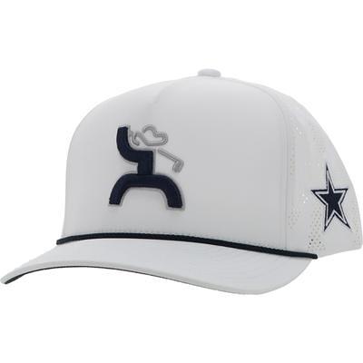 Dallas Cowboys HOOey Patch Trucker Snapback Hat – Navy/White