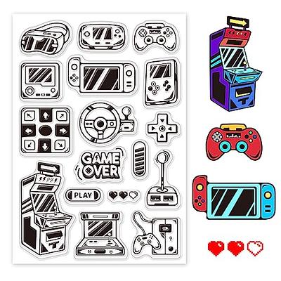 PH PandaHall Electronic Game Clear Stamp Silicone Stamp Game Machine ...