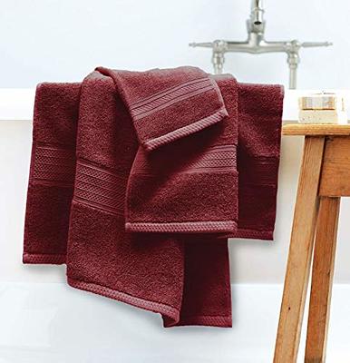 Mosobam 700 GSM Hotel Luxury Bamboo Viscose-Cotton, Hand Towels 16X30, Set  of 4