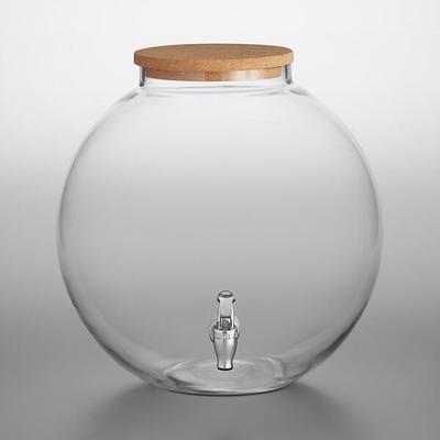 Aoibox 3.78L 1 Gal. 2-Jar Glass Food Grade Beverage Dispenser with Black  Metal Stand, Leak Free Spigot, Chalkboard Lables SNSA05IN045 - The Home  Depot