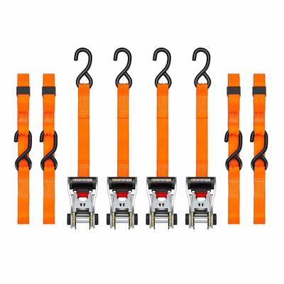 SMARTSTRAPS - 857 SmartStraps 8-Foot Ratchet Straps with Snap