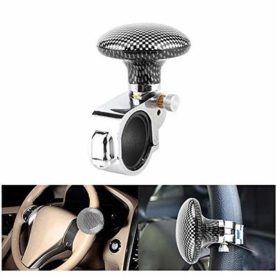 Keenso Truck Steering Wheel Knob, Steering Knob Boat Steering Wheel Spin  Knob Clamp Car Accessory Universal for Auto Vehicle (Carbon Fiber) - Yahoo  Shopping