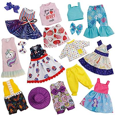 ebuddy Doll Clothes and Accessories 5pc Christmas