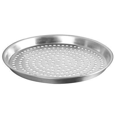 American Metalcraft HA4011-SP 11 x 1 Super Perforated Straight Sided  Heavy Weight Aluminum Pizza Pan