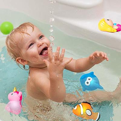 Bath Toys for Toddlers Baby 8 Pack Light Up Toys - Bathtub Toy