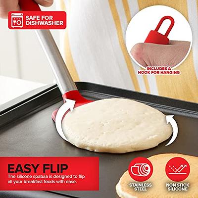 Ez' Flip Pancake Maker Non-Stick Silicone Egg Pancake Rings