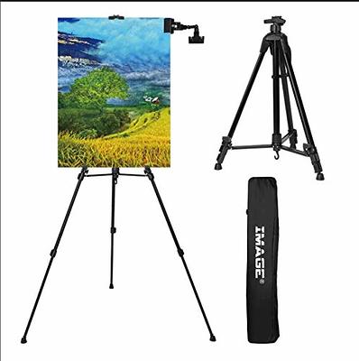 Art Tripod Stand Painting Aluminum Easel, Floor Artist Boards, Bag For -  Yahoo Shopping