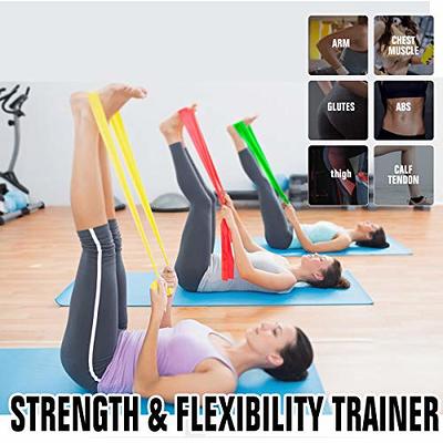 Hoocan Resistance Bands Elastic Exercise Bands Set for Recovery, Physical  Therapy, Yoga, Pilates, Rehab,Fitness,Strength Training