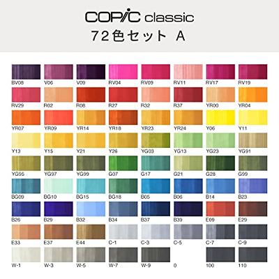 Copic Classic, Alcohol markers, 72 Color Set A (New Ver.) - Yahoo Shopping