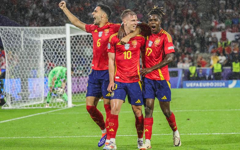 歐洲足球錦標賽》不受烏龍球影響 西班牙狂轟猛攻以4比1逆轉喬治亞晉級8強
