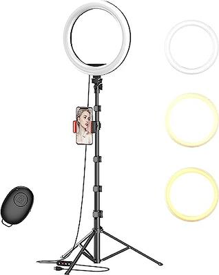 Insten 10'' Selfie Ring Light 53'' Extendable Tripod Stand Phone Holder,  RGB Dimmable Lamp, 10 Brightness Level for Makeup Live Stream YouTube Video  Tiktok Compatible with iPhone Android Phones | Michaels