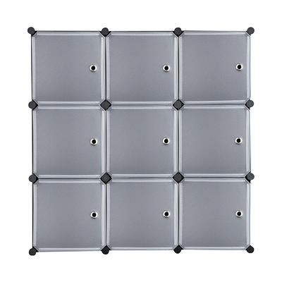 FUNLAX Cube Storage Shelf, 6 Storage Cubes Closet Organizers and Storage  Portable Cube Storage Organizer Plastic Bookshelf Bookcase for Study Room,  Bedroom, Office, Black - Yahoo Shopping