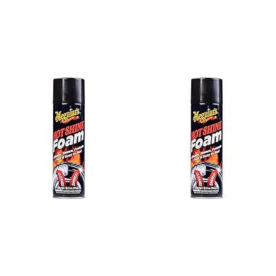 Meguiar's G13919 Hot Shine Tire Foam, Aerosol Tire Shine for