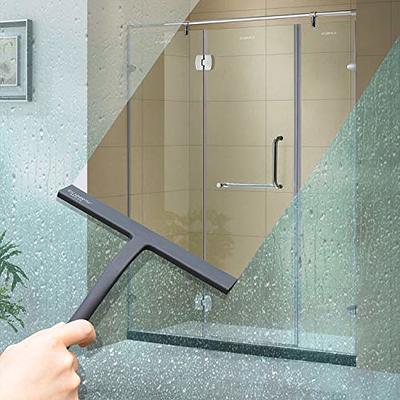 SetSail Shower Squeegee for Glass Doors, Small Squeegee for Shower Glass  Door Mini Silicone Window Squeegee for Door, Bathroom, Mirror, Car  Windshield