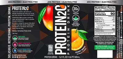 Protein2o 20g Protein + Electrolytes Drink 16.9 fl oz, 12-Pack, Variety Pack