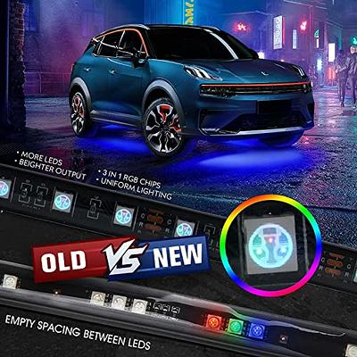 Cheap 4pcs Car USB Light 7 Colors RGB LED Auto Car Atmosphere Light  Decorative Lamp Automotive Accessories Decoration Interior Mini Light