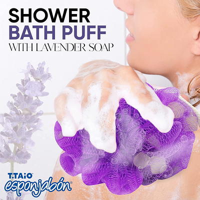 Bath Shower Sponge Body Back Scrubber Soft Mesh Shower Puffs - Temu