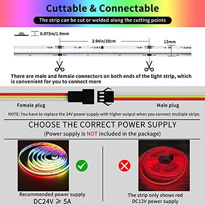 LED NEON LIGHT DC24V Flexible RGB LED Neon Light Strip, Waterproof, Multi  Color Changing RGB LED Rope Light for Home Decoration